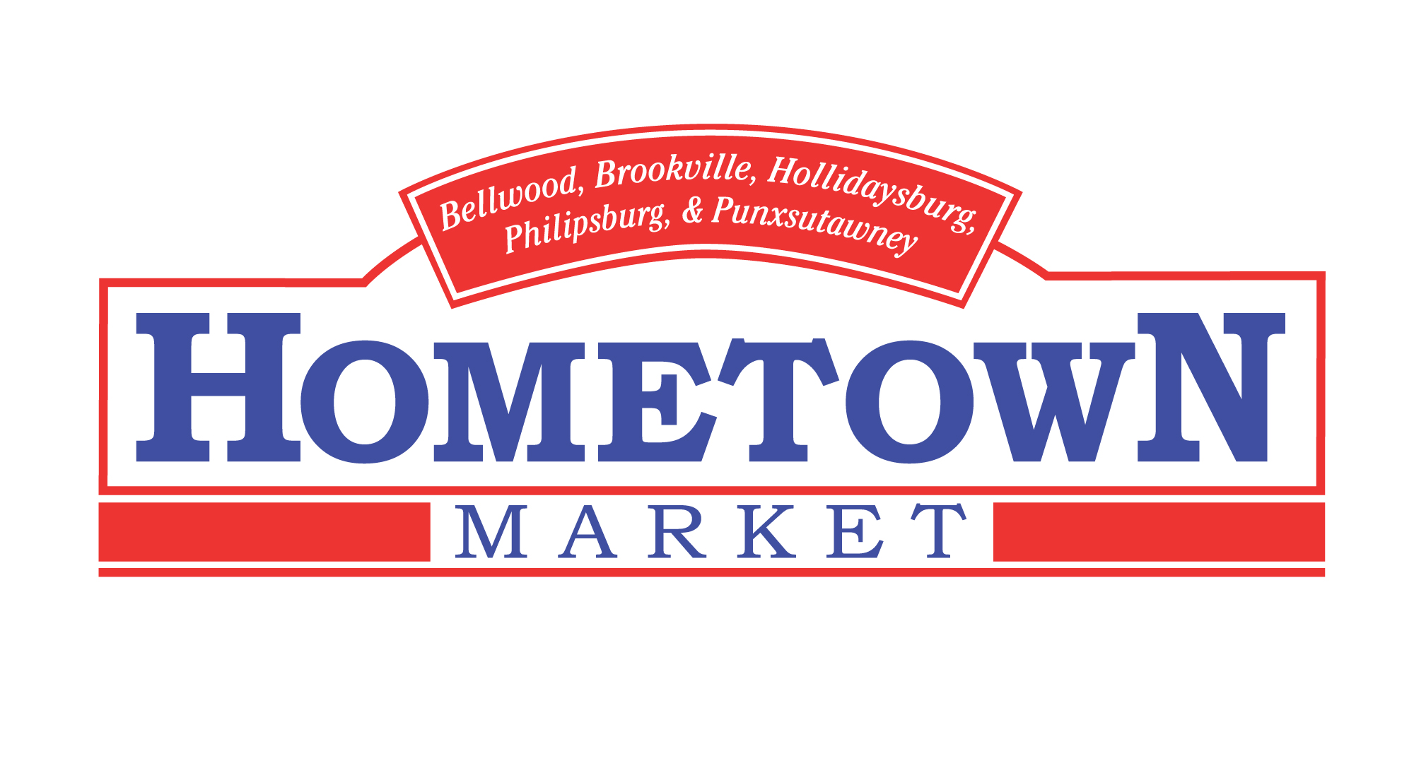 A theme logo of Hometown Market